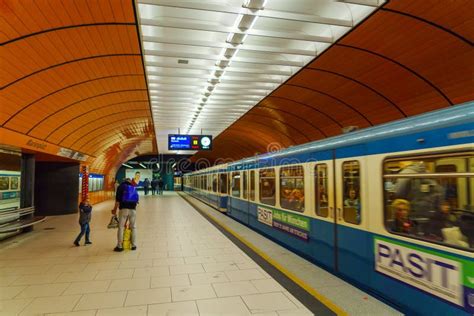 Subway Train and the Passengers in Munich City Editorial Photo - Image of europe, railway: 108066166