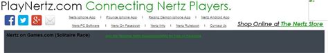 National Nertz Association The Official Site: Nertz Products of the Past