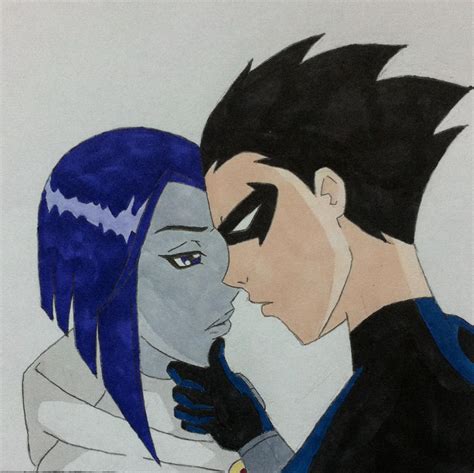 Raven/Nightwing 1 by BesosDraws on DeviantArt