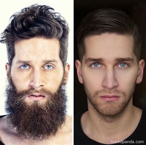 10+ Men Before & After Shaving That You Won’t Believe Are The Same Person | Bored Panda