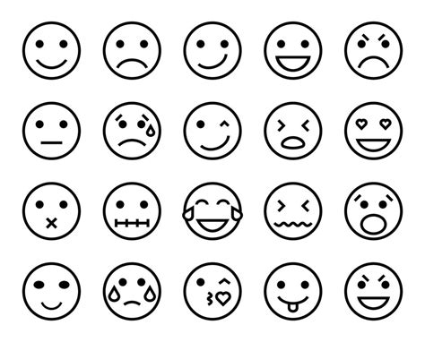 Emoji Black And White Vector Art, Icons, and Graphics for Free Download