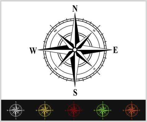 Premium Vector | Vintage compass tattoo