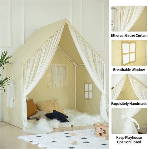 Kids play tent razee large playhouse tent indoor play house kids tent castle tent for girls boys ...