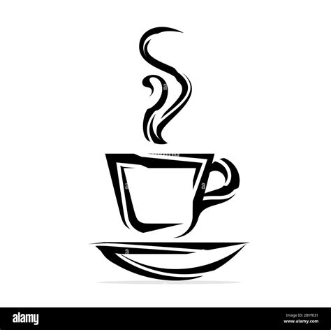 Coffee Cup Icon Vector Illustration Stock Vector Image & Art - Alamy