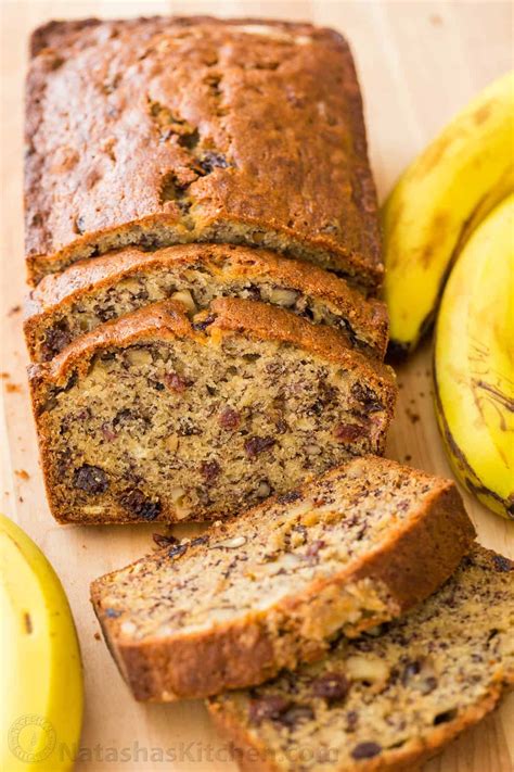 This Banana Bread Recipe is loaded with ripe bananas, tangy sweet raisins and toasted… | Banana ...