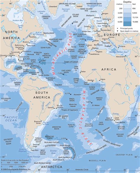 Mid Ocean Ridges Map