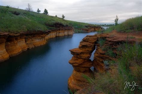 Wilson Lake Cliffs | Wilson Lake, Lucas, Kansas | Mickey Shannon Photography