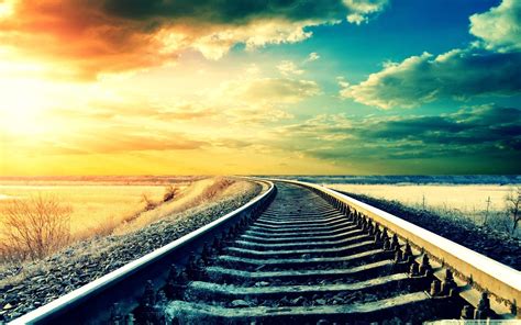 Hdr Wallpapers Railroad - Wallpaper Cave