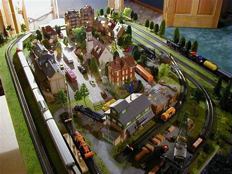 4X8 Marklin HO Scale Model Train Layout