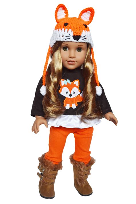 My Brittany's Autumn Fox Outfit for American Girl Dolls and My Life as Dolls- 18 Inch Doll ...