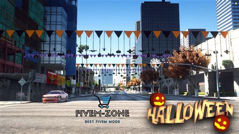 Halloween Decoration Around City FiveM | FiveM Zone