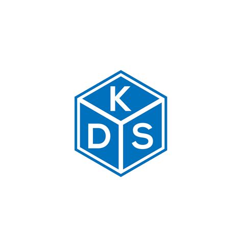 KDS letter logo design on black background. KDS creative initials letter logo concept. KDS ...