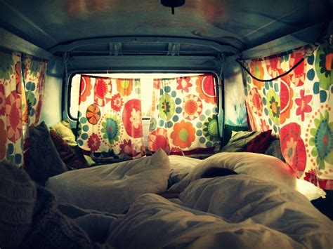 inside the hippie bus. our favorite room @ hostel in The Hague Vw Camper, Kombi Motorhome ...