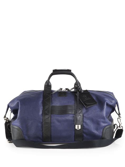 Lyst - Mcq Canvas Weekender Duffle Bag in Blue for Men