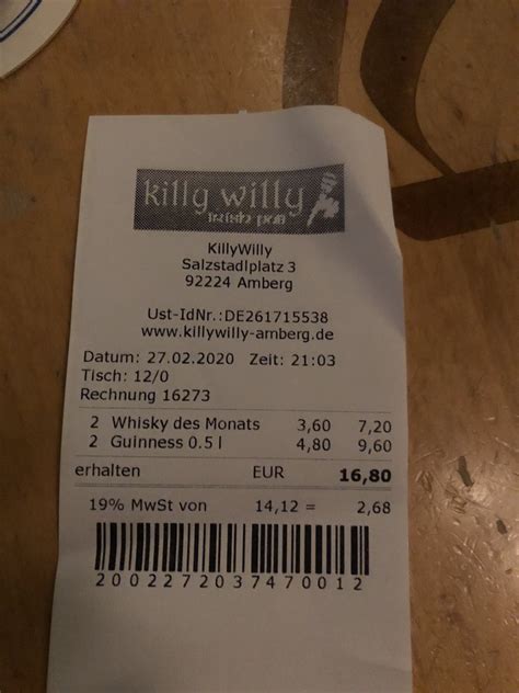 KILLY WILLY - Salzstadelplatz 3, Amberg, Bayern, Germany - Sports Bars ...