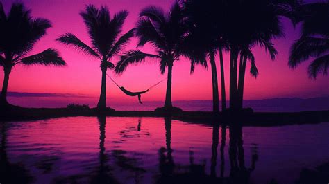 Purple sunset | Beach sunset wallpaper, Sunset wallpaper, Purple beach