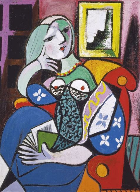 Woman with a Book [Pablo Picasso] | Sartle - Rogue Art History