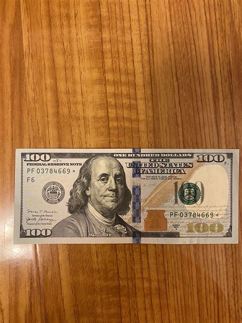 $100 dollar bill *star note* Series 2017A RARE Great Condition | eBay