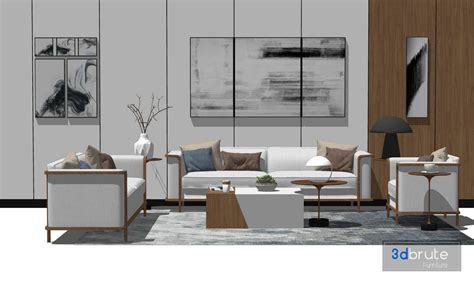 Sofa Set Sketchup