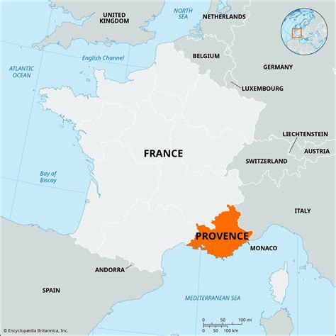 Map Of France With Provence - Vitia Jillayne