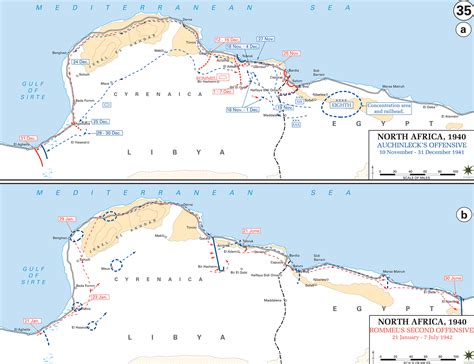 Map of WWII - North Africa 1941/42