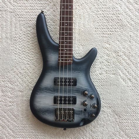 Ibanez SR300E-Black Planet Matte Electric Bass | Reverb