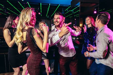 People Dancing in a Bar or Nightclub at a Party Stock Image - Image of dancing, friends: 8082431