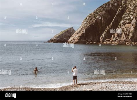 Playa del Silencio, Cudillero, Asturias, Spain. One of the most beautiful and fascinating ...