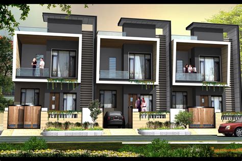 Small Row House Design Philippines | Row house design, Facade house, Small row house design