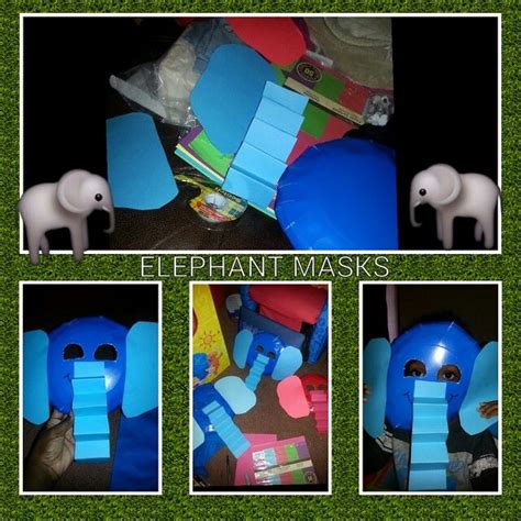 Paper plate elephant mask | Paper plates, Elephant, Paper