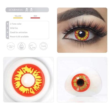 Wildfire (Inspired by Pennywise) – Halloween Contact Lenses