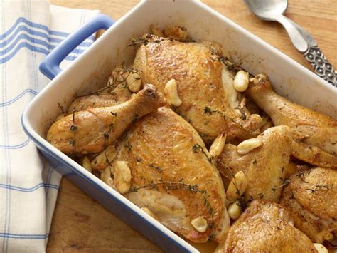 40 Cloves and a Chicken Recipe | Alton Brown | Food Network