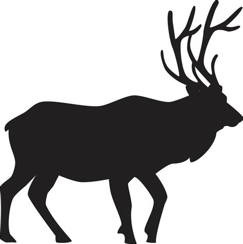 Bull Elk - Download Free Vectors, Clipart Graphics & Vector Art