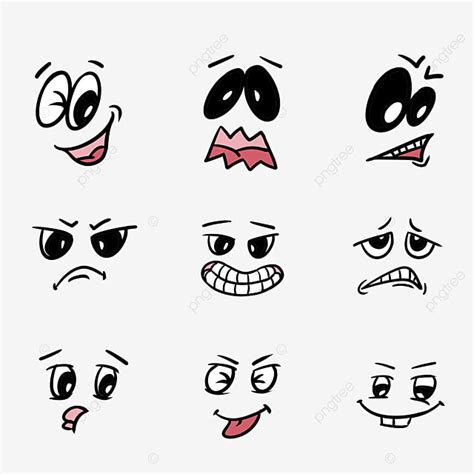 Big Eyes Hd Transparent, Hand Drawn Linear Big Eyes Emoji, Eyes Clipart, Expression, Mood PNG ...