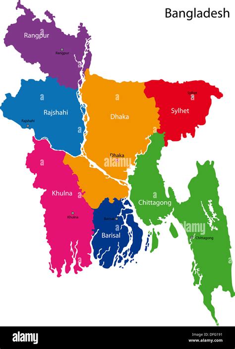 Detailed Map Of Bangladesh