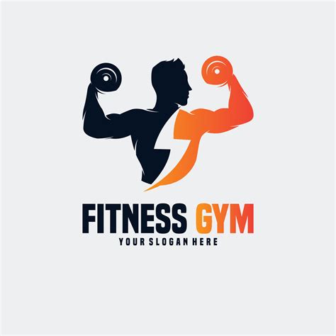 Fitness sport gym Logo design 11161966 Vector Art at Vecteezy