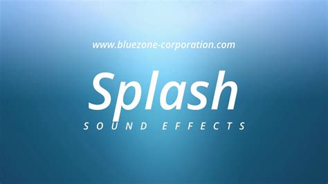 Splash Sound Effects | Sound Effects Library | Asoundeffect.com