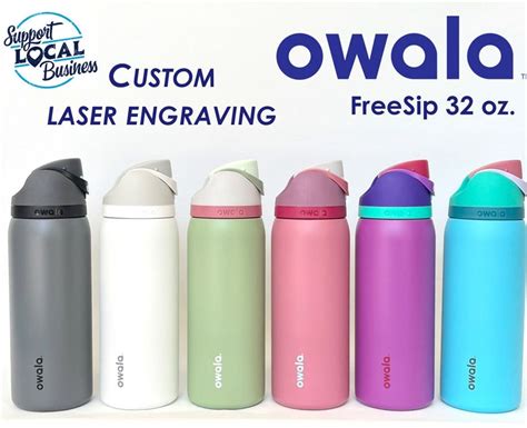 Owala Free Sip 32 Oz. Personalized Water Bottle Limited - Etsy