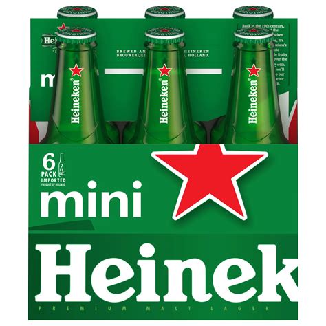 Heineken Lager Beer 7 oz Bottles - Shop Beer at H-E-B