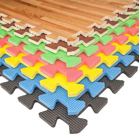 Eva Soft Foam Floor Mats Interlocking Gym Kids Exercise Play Mat Office Garage | eBay