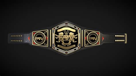 Wrestling champion belt concept - 3D model by wlodarski3d [ff290a2 ...