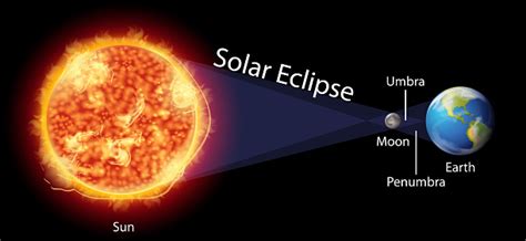 Diagram Showing Solar Eclipse On Earth Stock Illustration - Download Image Now - Astronomer ...