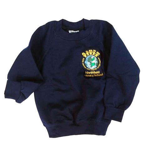 Northfield Primary Navy Crew Neck Sweatshirt - Briggs Uniform