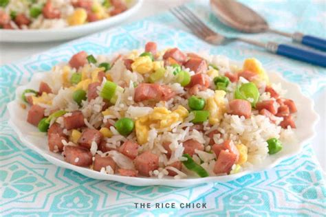 Spam Fried Rice Recipe - The Rice Chick