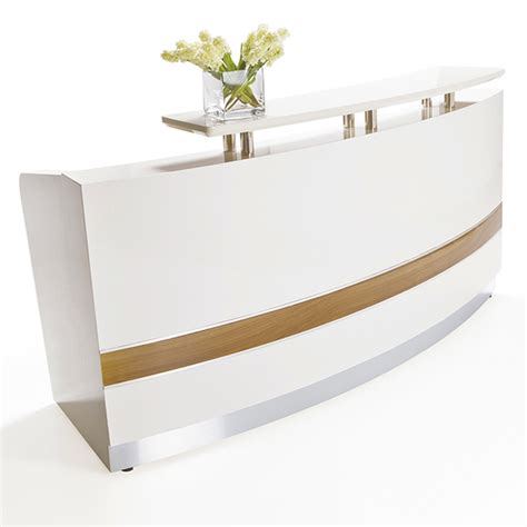 Impress Reception Desk - White Gloss Pack Finish | Value Office Furniture