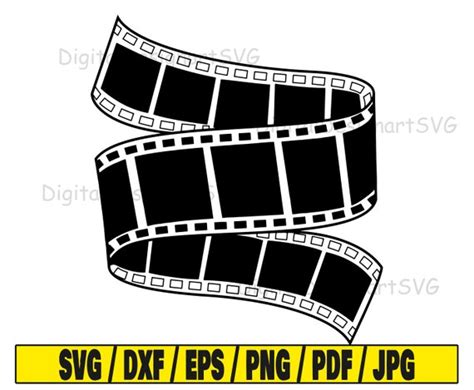 Film Roll Svg Roll Svg Cut File Film Clipart Svg Cut File - Etsy Canada