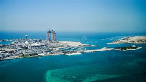 Abu Dhabi. in the Summer of 2016. the Construction of Artificial Islands in the Arabian Gulf ...