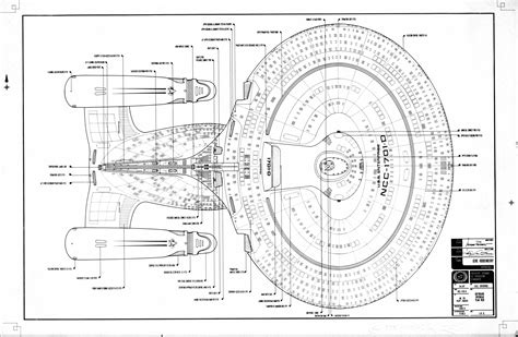 The Original Ed Whitefire Enterprise NCC-1701-D Blueprints