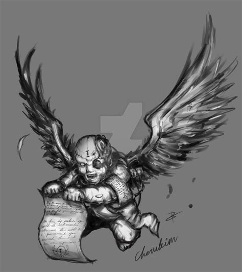 Warhammer 40k, Cherub by lanceofjovepy001 on DeviantArt