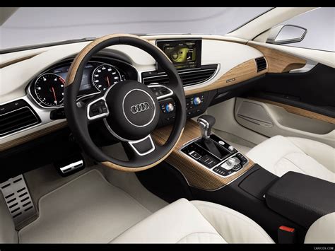 2009 Audi Sportback Concept - Interior Steering Wheel View Photo | Caricos